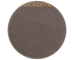 MAGMA Wende-Stuhlkissen AUSTIN Ø 35 cm taupe