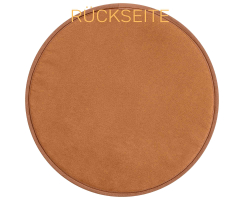 MAGMA Wende-Stuhlkissen AUSTIN Ø 35 cm caramel