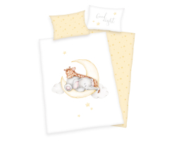 HERDING Kinderbettwäsche Set 100 x 135 cm sleeping...