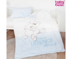 Babybettwäsche Set 100 x 135 cm aus Bio-Baumwolle...