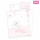 Babybettwäsche  Set aus Bio-Baumwolle “Kleiner Lieblingsmensch” babybest® rosa Flanell