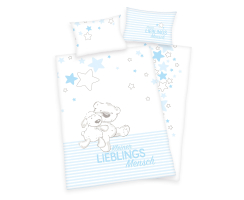 HERDING Kinderbettwäsche Set 100 x 135 cm aus...