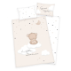 HERDING Kinderbettw&auml;sche Set 100 x 135 cm &ldquo;Little Dreamer&rdquo; beige Flanell