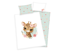 Babybettwäsche Set 100 x 135 cm aus Bio-Baumwolle...