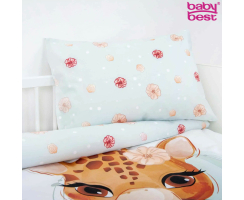 Babybettwäsche Set aus Bio-Baumwolle Giraffe babybest®