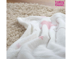 Baby Kuscheldecke Kleiner Lieblingsmensch babybest® rosa