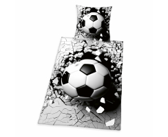 3D Fußball Bettwäsche HERDING Young Collection
