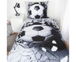 3D Fußball Bettwäsche HERDING Young Collection