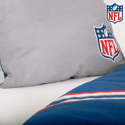 NFL Wende-Bettwäsche Classic Renforcé 135 x 200 cm / 80 x 80 cm
