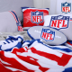 HERDING NFL Classic Formkissen Konturenkissen Soft Velboa 36 x 22 cm