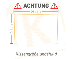 Premium Kissenfüllung Microfaser 40 x 80 cm