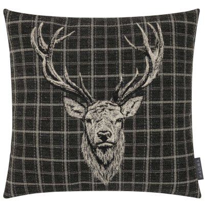 MAGMA MAGMA Kissenhülle BURTON in Landhaus Vintage Optik Hirschkopf