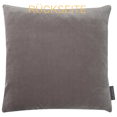 MAGMA MAGMA Kissenhülle BURTON in Landhaus Vintage Optik Hirschkopf  45 x 45 cm grau