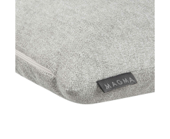 Velour Kissenhülle ALFA 40 x 40 cm grau