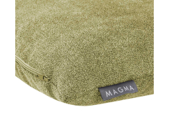MAGMA Velour Kissenhülle ALFA 40 x 40 cm grün
