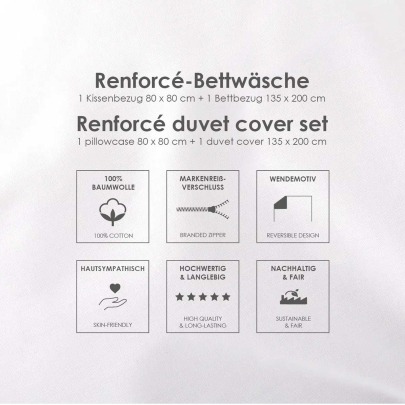 NFL Wende-Bettwäsche Las Vegas Raiders Renforcé 135 x 200 cm / 80 x 80 cm
