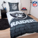NFL Wende-Bettwäsche Las Vegas Raiders Renforcé 135 x 200 cm / 80 x 80 cm