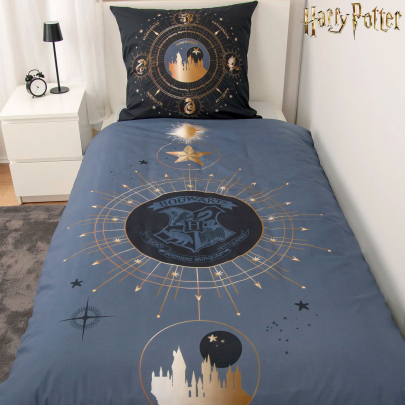 HERDING Harry Potter Wende-Bettwäsche Stars