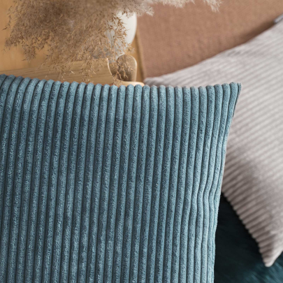 MAGMA Flauschcord Kissenbezug SHARA 45 x 45 cm salbei