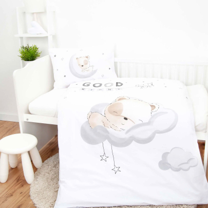 Babybettwäsche Set 100 x 135 cm Sleeping Little Bear babybest®