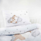 HERDING Kinderbettwäsche Set 100 x 135 cm Sleeping Little Bear