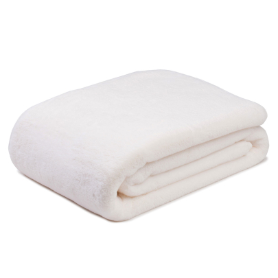 Gözze Merino-Feeling Kuscheldecke XXL 220 x 240 cmn wollweiß