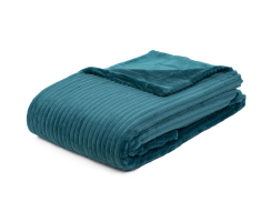 Gözze Cord Wohndecke 150 x 200 cm petrol