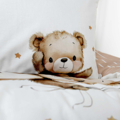 Babybettwäsche Ballon Teddy 100x135 cm Renforcé Baumwolle babybest