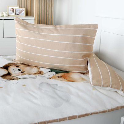 Babybettwäsche Ballon Teddy 100x135 cm Renforcé Baumwolle babybest