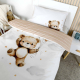 Babybettwäsche Ballon Teddy 100x135 cm Renforcé Baumwolle babybest