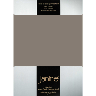 JANINE Spannbetttuch Elastic-Jersey 5002 - bügelfrei & elastisch