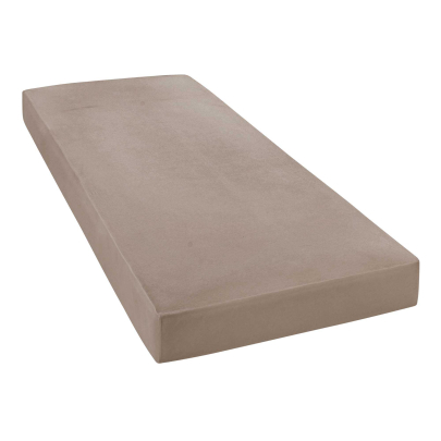 JANINE Spannbetttuch Elastic-Jersey 5002 - bügelfrei & elastisch 150 × 200 cm taupe
