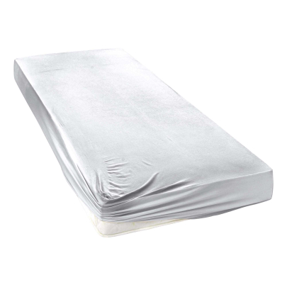 JANINE Spannbetttuch Elastic-Jersey 5002 - bügelfrei & elastisch 200 × 200 cm silber