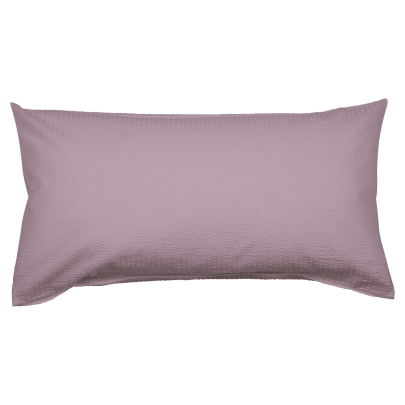 JANINE PIANO Mako-Soft-Seersucker Uni 0125 Bettwäsche holunder