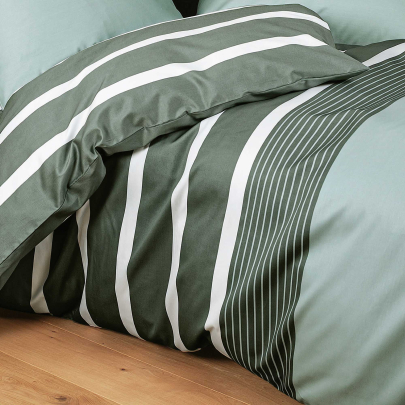 JANINE JD Mako Satin 8468 Bettwäsche salbeigrün jade