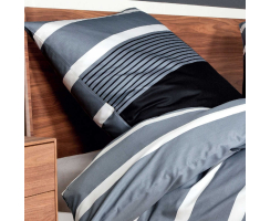 JANINE JD Mako Satin 8468 Bettwäsche silber schwarz...