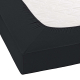 JANINE Spannbetttuch Elastic-Jersey 5002 - bügelfrei & elastisch 200 × 200 cm schwarz