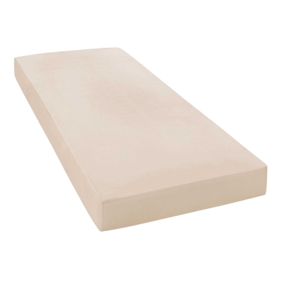 JANINE Spannbetttuch Elastic-Jersey 5002 - bügelfrei & elastisch 150 × 200 cm naturell