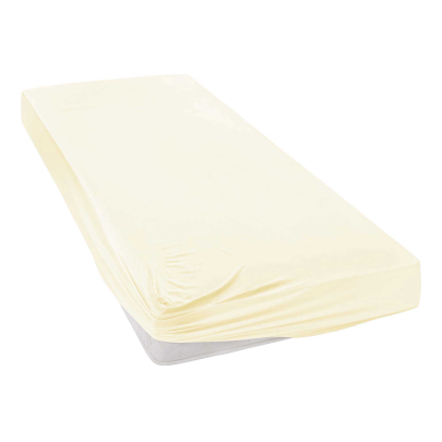 JANINE Spannbetttuch Elastic-Jersey 5002 - bügelfrei & elastisch 200 × 200 cm natur