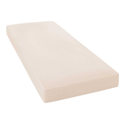 JANINE Spannbetttuch Elastic-Jersey 5002 - bügelfrei & elastisch 150 × 200 cm sand