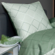 JANINE JD Mako Satin 87053 Bettwäsche jade waldgrün