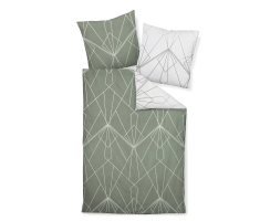 JANINE JD Mako Satin 87054 Wende-Bettwäsche...