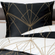 JANINE JD Mako Satin 87054 Wende-Bettwäsche bronzebraun schwarz 155 x 220 cm / 80 x 80 cm