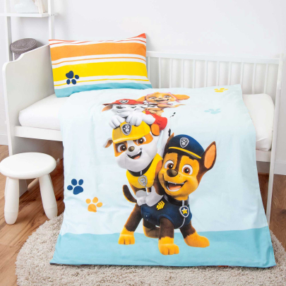 HERDING Paw Patrol Kleinkindbettwäsche-Set ‘Friends’ 100×135 cm