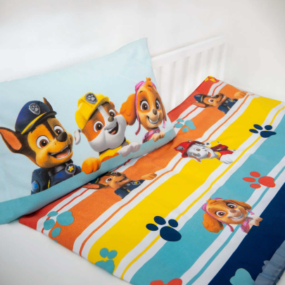 HERDING Paw Patrol Kleinkindbettwäsche-Set ‘Friends’ 100×135 cm Renforcé