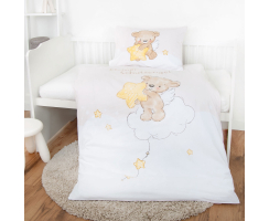 HERDING Kinderbettwäsche Set 100 x 135 cm aus...